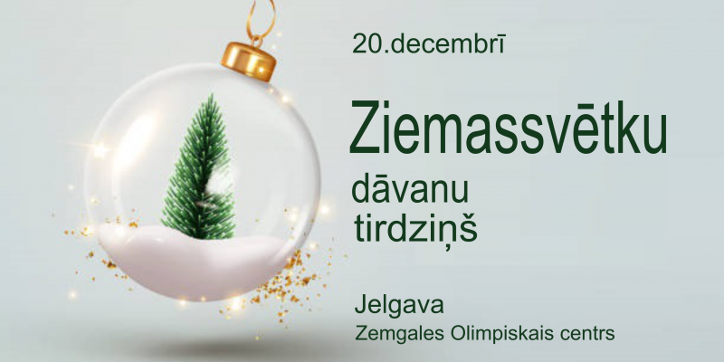 Ziemassvētku dāvanu tirdziņš Jelgavā 2025